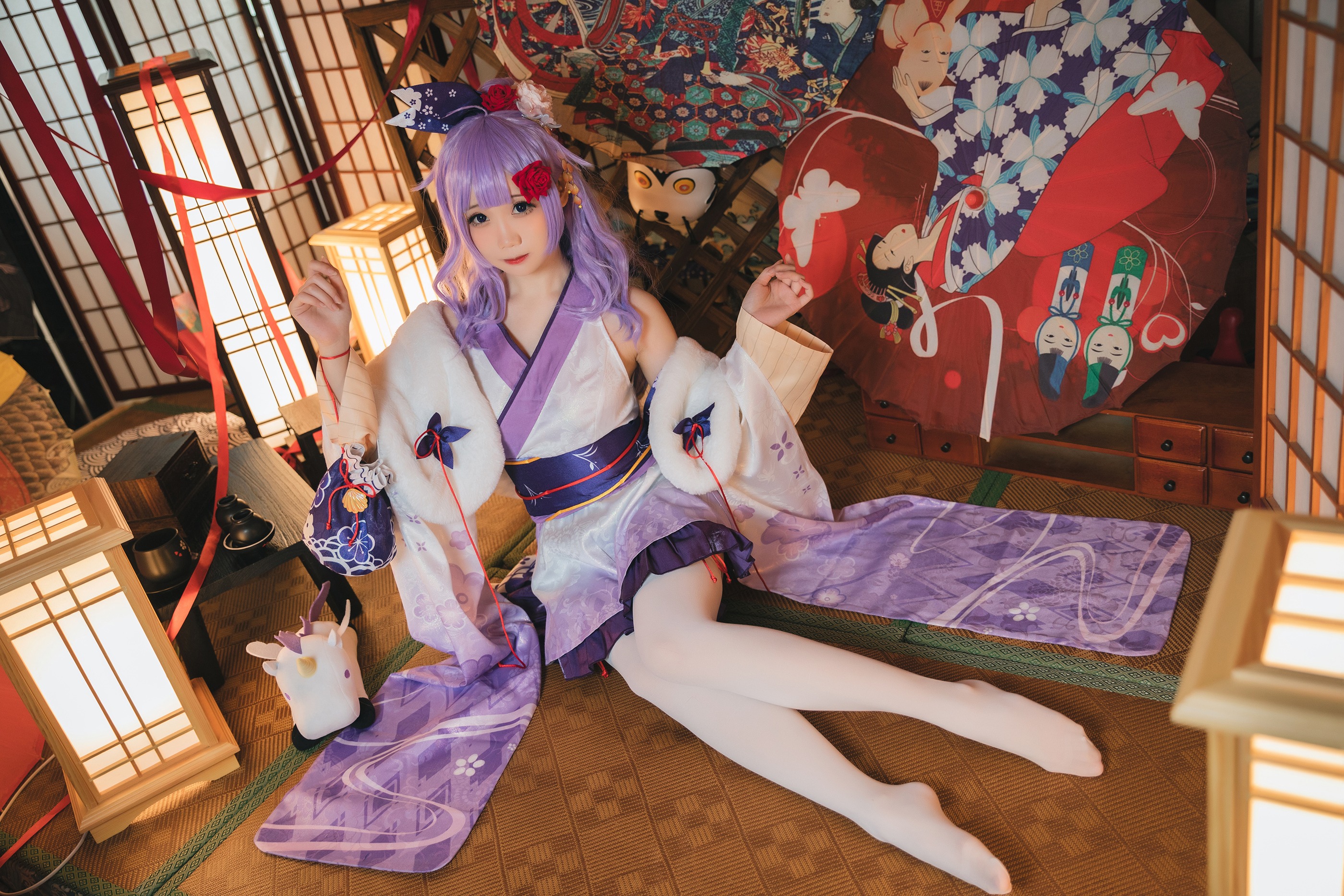 图片[1]-焖焖碳 – NO.024 独角兽和服[30P]-XikXak